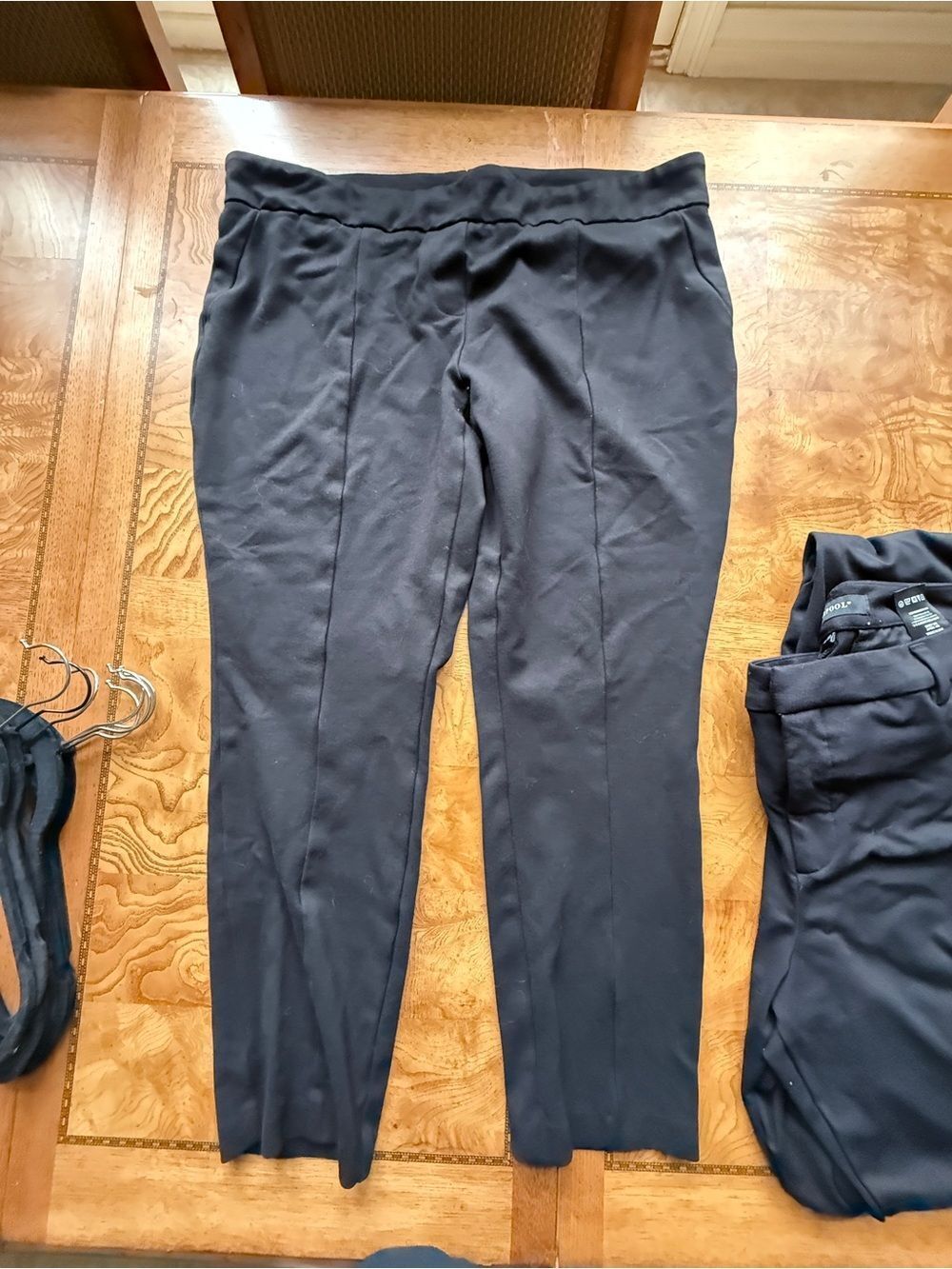 Hilary Radley Black Ponte Pull-On Trousers